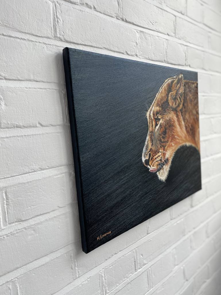 Original Fine Art Animal Painting by Marie-Noëlle Erasmus