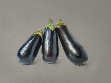Eggplant Aubergine Drawing thumb