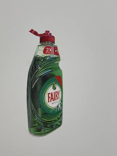 Fairy Liquid, (green), Drawing thumb