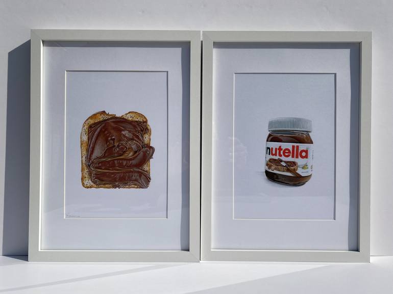 Original Photorealism Food Drawing by Marie-Noëlle Erasmus