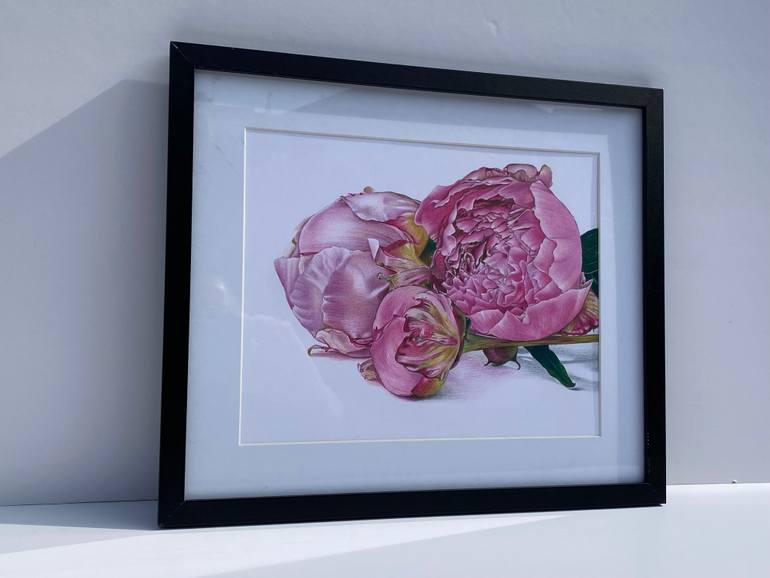 Original Other Floral Drawing by Marie-Noëlle Erasmus
