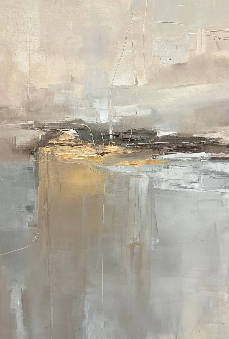 Original Abstract Expressionism Abstract Painting by Jennifer Janesko