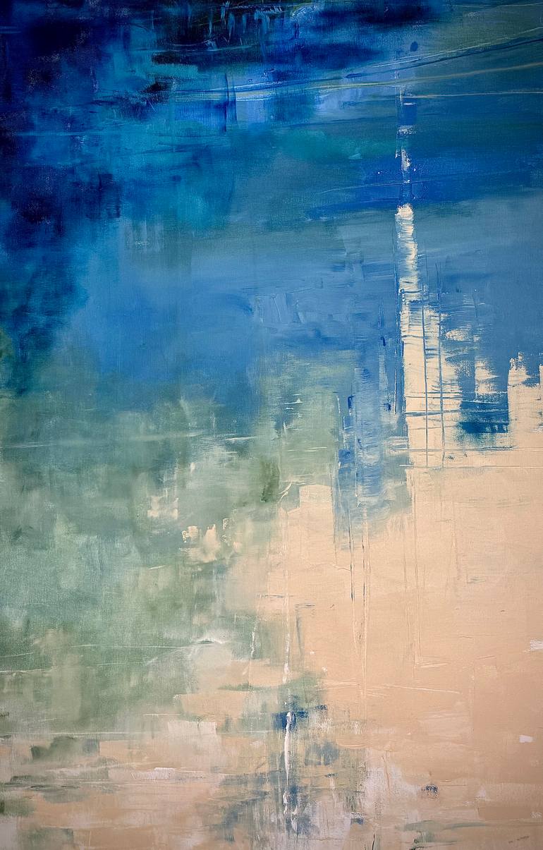Original Abstract Expressionism Abstract Painting by Jennifer Janesko