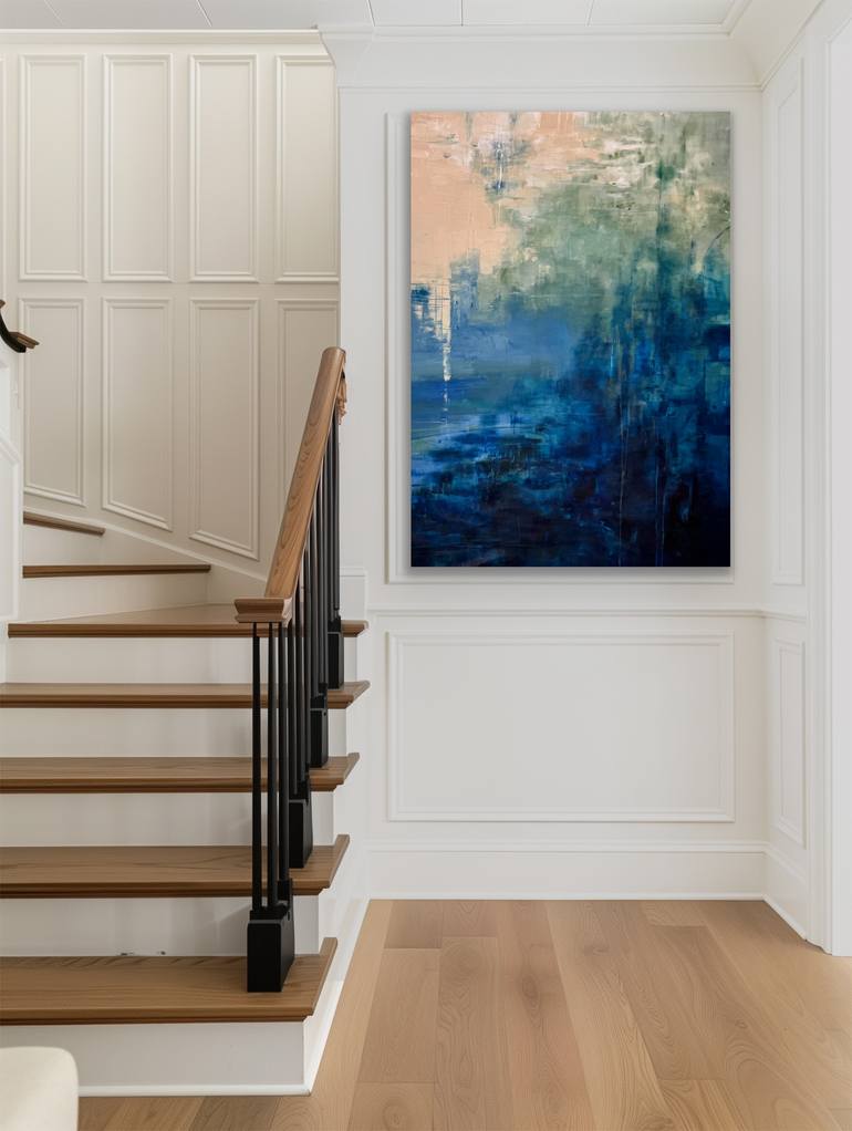 Original Abstract Expressionism Abstract Painting by Jennifer Janesko