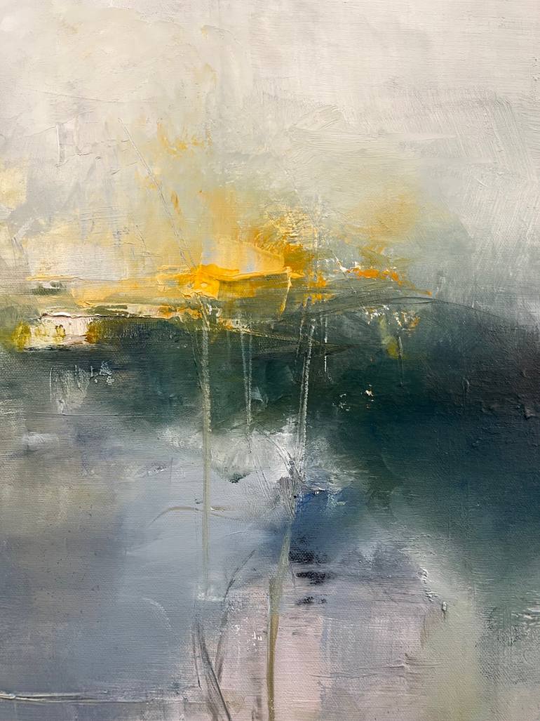 Original Impressionism Abstract Painting by Jennifer Janesko