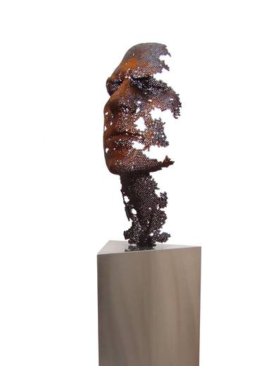 Original Portrait Sculpture by Hidden Treasure Art Magazine