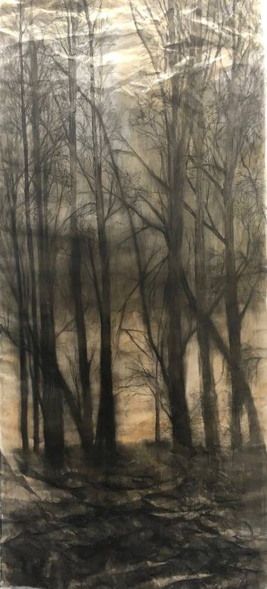 Print of Fine Art Tree Drawings by ILONA SUSCHITZKY