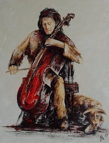 Original Modern Music Paintings by Mariam osepashvili
