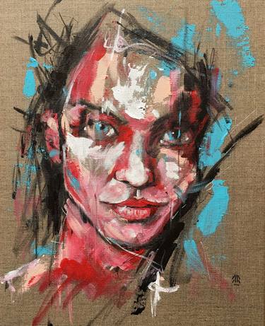 Original Expressionism Portrait Paintings by jerome royer