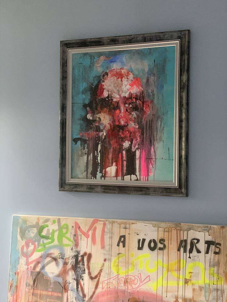 Original Expressionism Portrait Painting by jerome royer