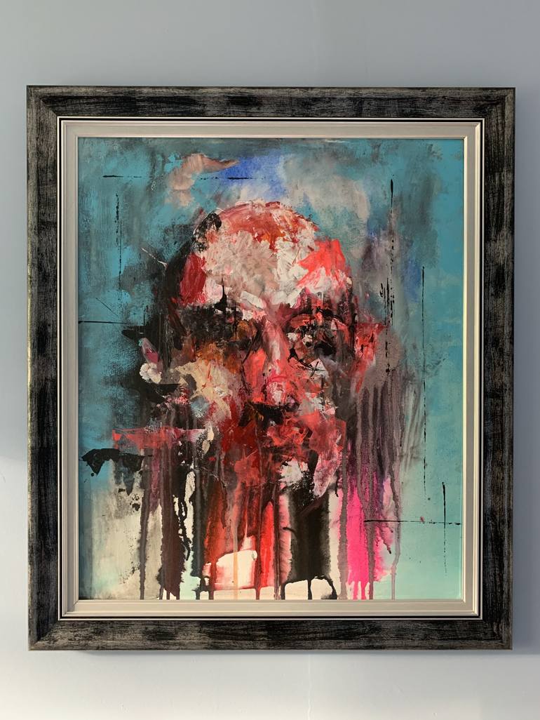 Original Expressionism Portrait Painting by jerome royer