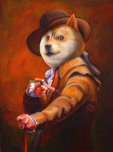 Original Portraiture Animal Paintings by Frosti Ted