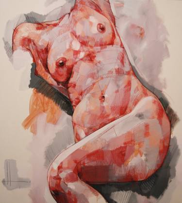 Print of Nude Paintings by Victoria Loeb