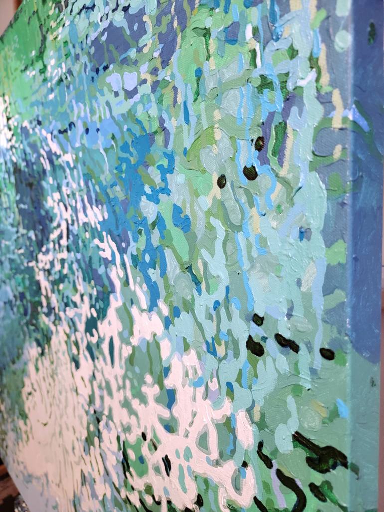 Original Abstract Landscape Painting by Margaret Juul