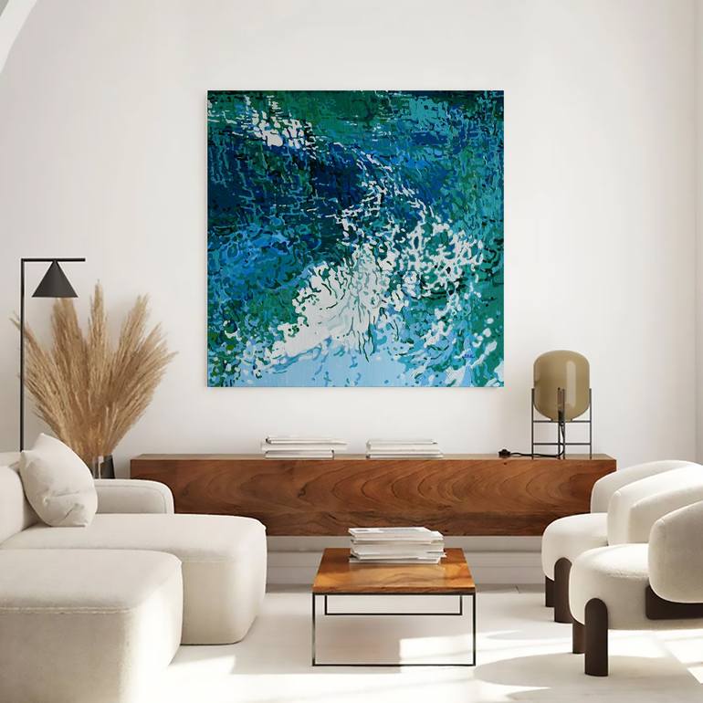 Original Abstract Landscape Painting by Margaret Juul