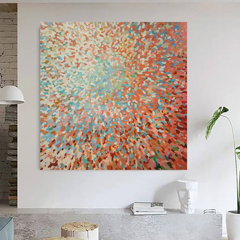 Original Abstract Expressionism Abstract Painting by Margaret Juul