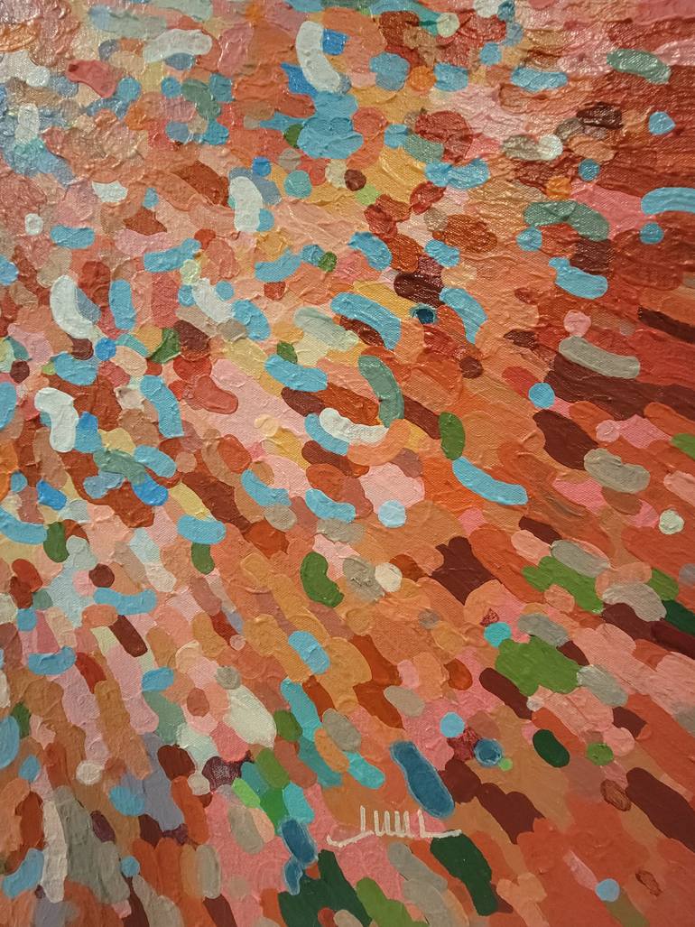 Original Abstract Expressionism Abstract Painting by Margaret Juul