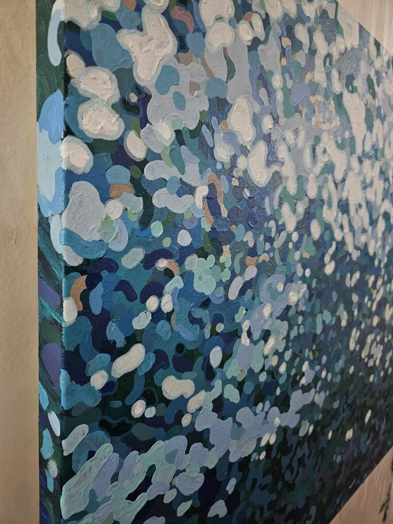 Original Post-impressionism Seascape Painting by Margaret Juul
