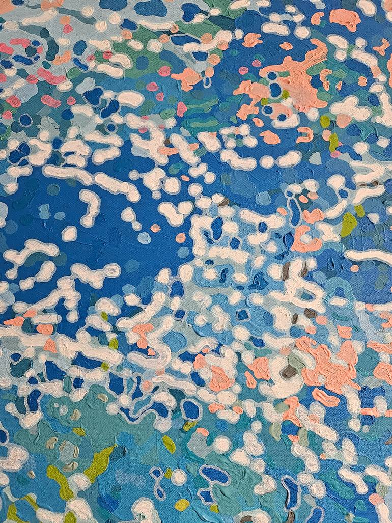 Original Impressionism Abstract Painting by Margaret Juul