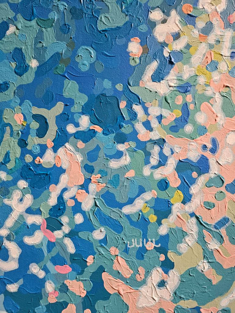 Original Impressionism Abstract Painting by Margaret Juul