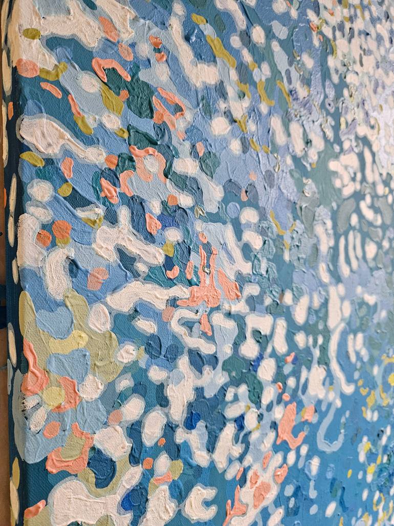 Original Impressionism Abstract Painting by Margaret Juul