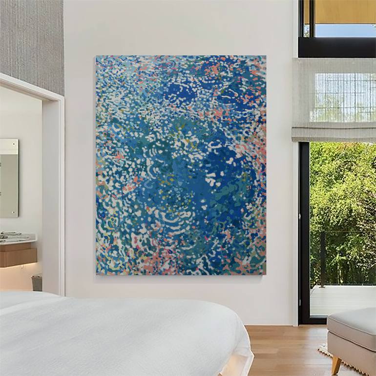 Original Impressionism Abstract Painting by Margaret Juul