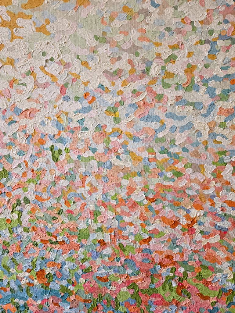 Original Impressionism Abstract Painting by Margaret Juul