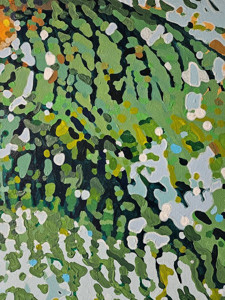 Original Abstract Expressionism Botanic Painting by Margaret Juul