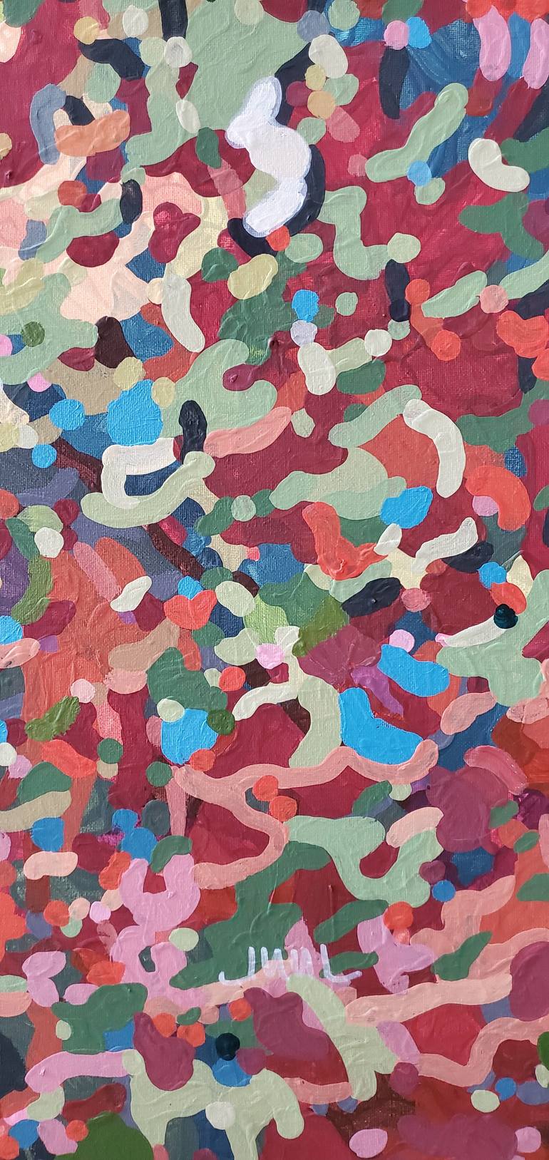 Original Abstract Expressionism Abstract Painting by Margaret Juul