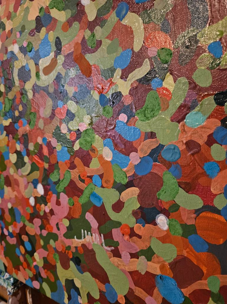 Original Abstract Expressionism Abstract Painting by Margaret Juul