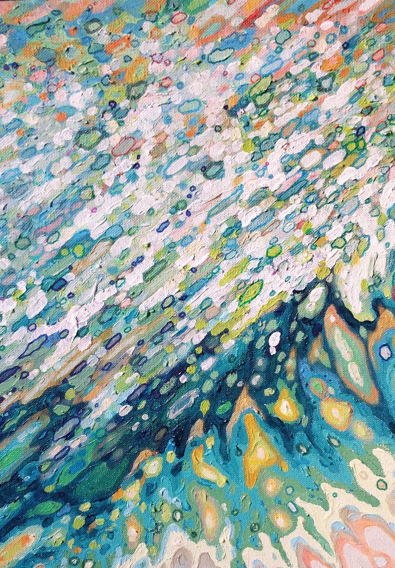 Original Abstract Seascape Painting by Margaret Juul