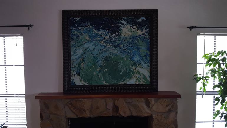 Original Conceptual Seascape Painting by Margaret Juul