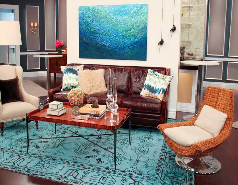 Original Conceptual Abstract Painting by Margaret Juul