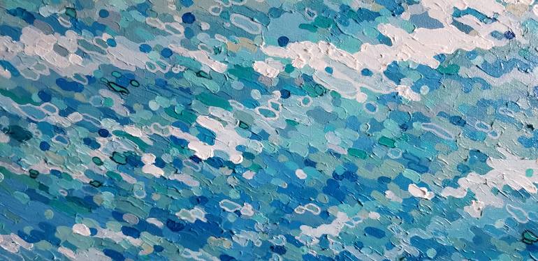 Original Abstract Expressionism Seascape Painting by Margaret Juul