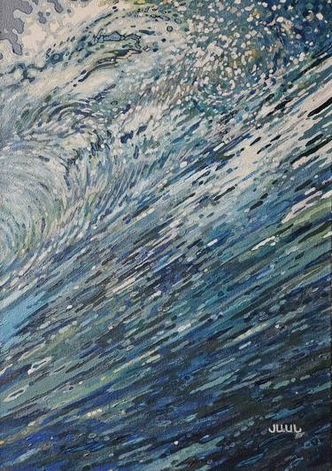 Original Abstract Expressionism Seascape Paintings by Margaret Juul