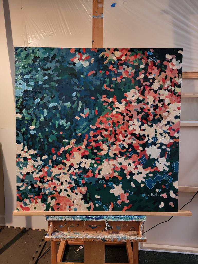 Original Abstract Landscape Painting by Margaret Juul