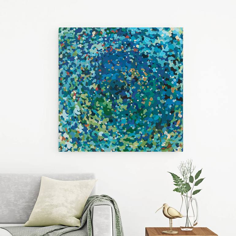 Original Conceptual Abstract Painting by Margaret Juul