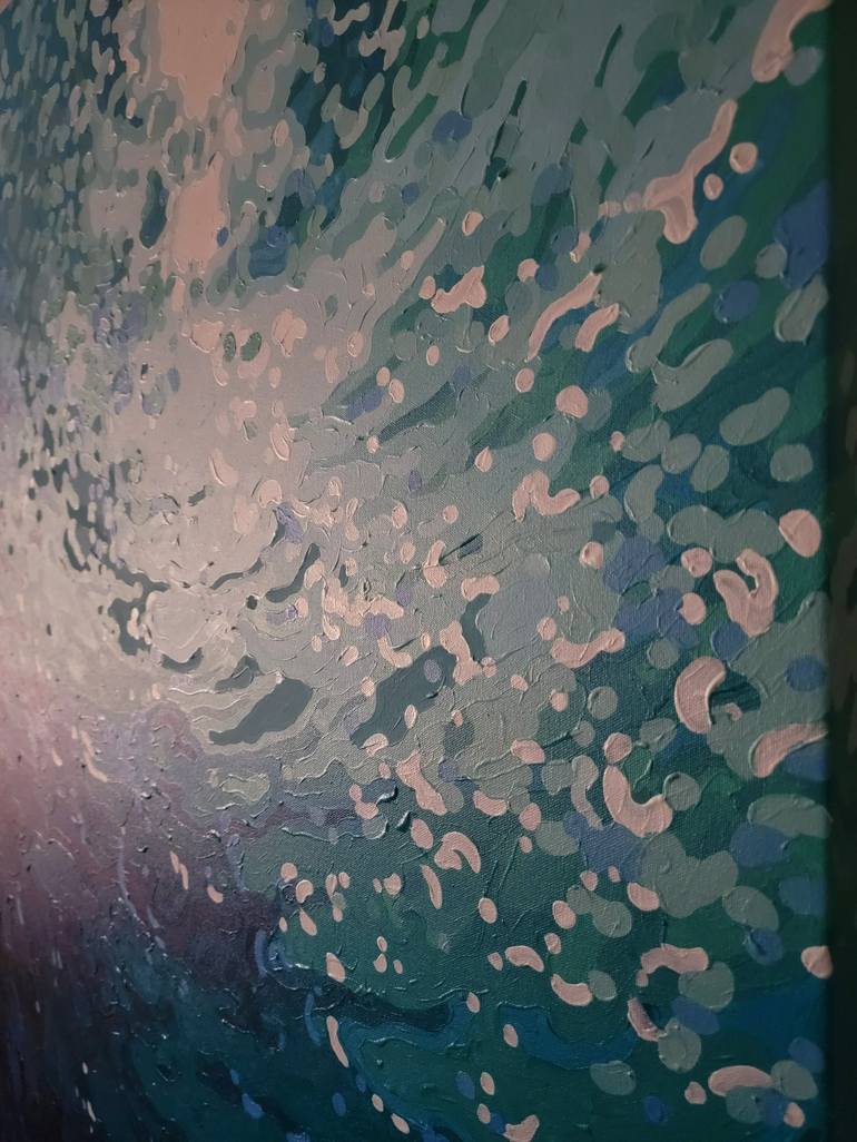 Original Abstract Expressionism Seascape Painting by Margaret Juul