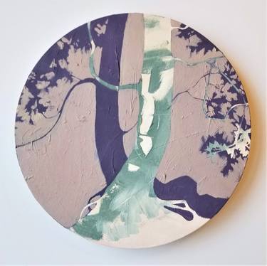 Print of Abstract Tree Paintings by Lisa Rachel Horlander