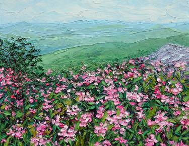 Original Impressionism Floral Painting by Ann Marie Coolick