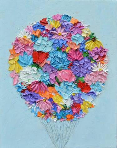 Original Pop Art Nature Painting by Ann Marie Coolick