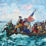 Washington Crossing the Delaware 2 by Ann Marie Coolick