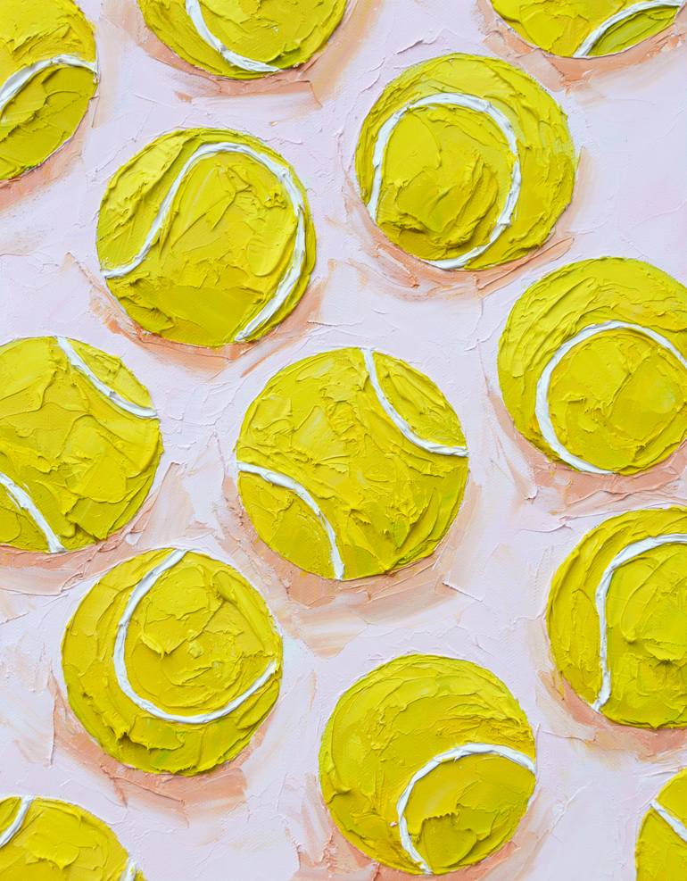 Polka Bursts Painting by Ann Marie Coolick | Saatchi Art India