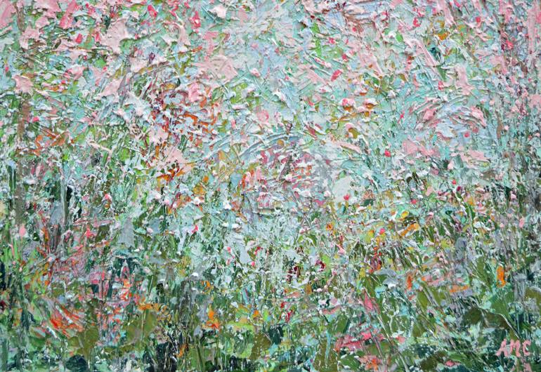 Original Impressionism Floral Painting by Ann Marie Coolick