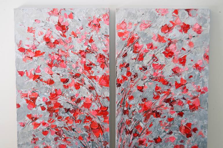 Original Expressionism Floral Painting by Ann Marie Coolick