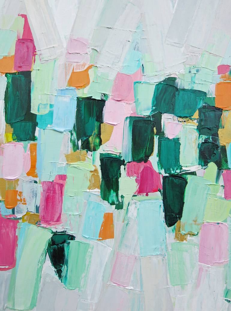 Original Art Deco Abstract Painting by Ann Marie Coolick