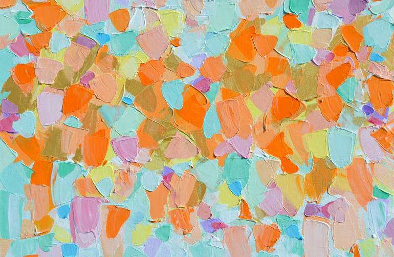 Original Art Deco Abstract Painting by Ann Marie Coolick