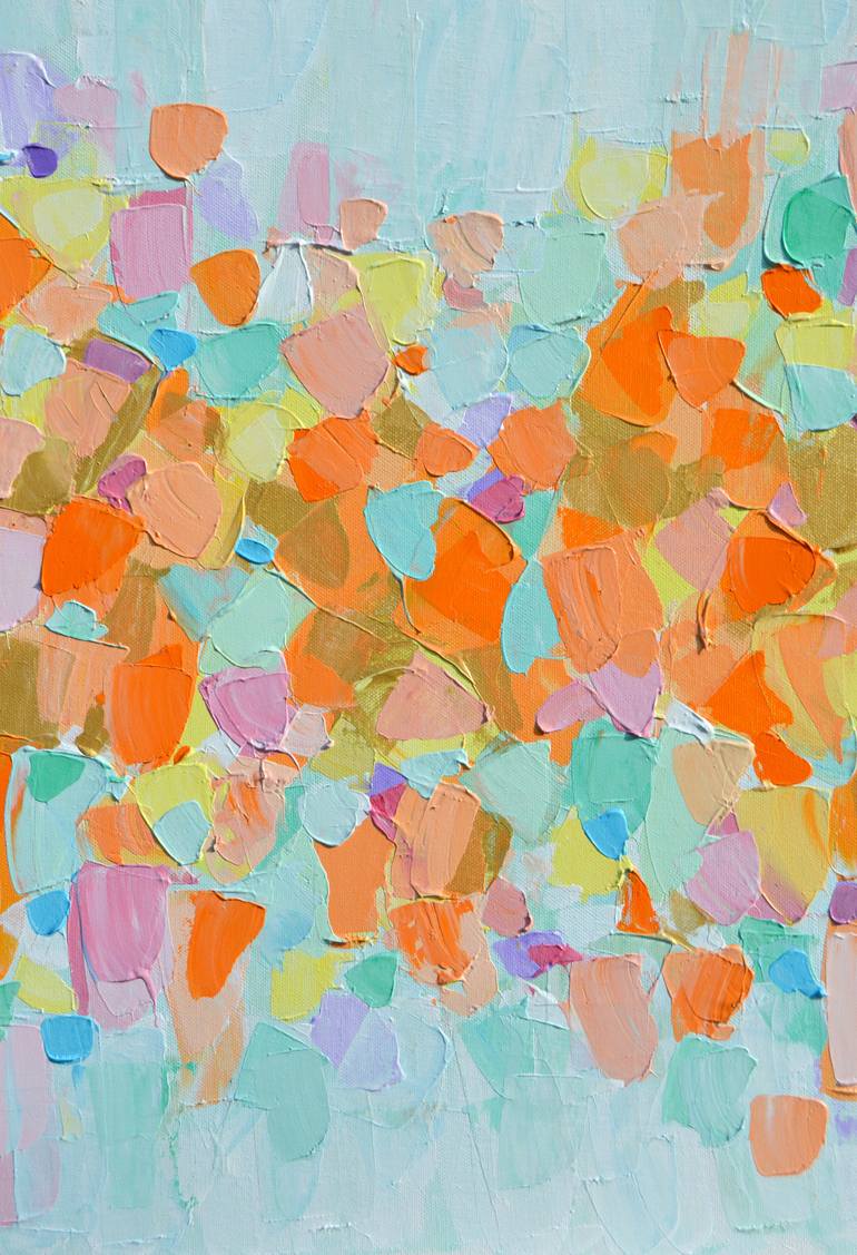 Original Art Deco Abstract Painting by Ann Marie Coolick