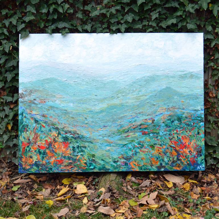 Original Impressionism Landscape Painting by Ann Marie Coolick