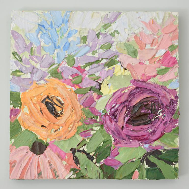 Original Impressionism Floral Painting by Ann Marie Coolick